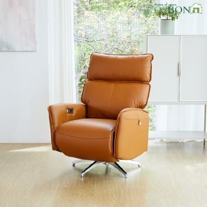 알리 1인용 리클라이너 황소 면피가죽소파