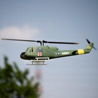 플라잉 UH-1 Iroquois PNP RTF 스케일 헬리콥터 H1 비행 컨트롤러 V3 6 CH 470 크기