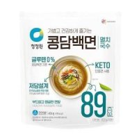 청정원 콩담백면 멸치국수 404g 간편식 면요리