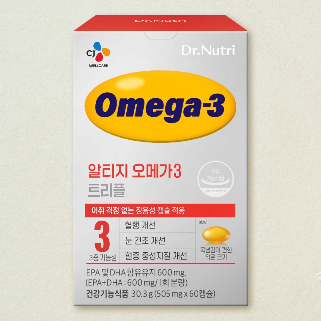 닥터뉴트리 알티지 오메가3 트리플 60캡슐(1개월)