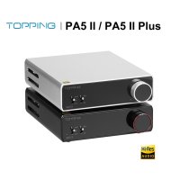 TOPPING PA5 II 플러스 컴팩트 데스크탑 앰프  완전 균형 증폭기  TRS  RCA 입력  12V 트리거  PA5II