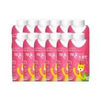 함소아제약 함소아 키온 프로틴 딸기맛 200ml 12P/어린이 팩음료수/과일음료