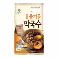 CJ제일제당 CJ 제일제당 초간편 밀키트 어르신 입맛 저격 고소한 들기름막국수 356g 2인분 여름 별미 간단 맛집 비법 간편식 간단식사 1개