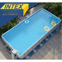 Intex 초대형 풀장 특대 애견 가족 펜션 야외 수영장 직사각형 필터 펌프