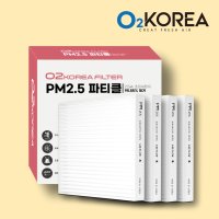 오투 PM2.5 초미세먼지 자동차 에어컨필터 파티클 차량용 교체 OPM101 4개