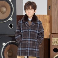 닥스키즈 DAKS LITTLE 프리미엄 다운 라이닝 모직 코트