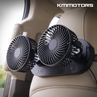 케이엠모터스 풍잘 트윈 차량용 선풍기  풍잘 트윈 선풍기-리모컨형(1P)