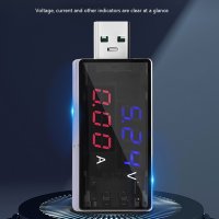 USB 전력 용량 측정 Led 디지털 디스플레이 테스트 고정밀 빠른 식별 공구