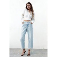 독일 자라 ZARA 찢어진 Z1975 벌룬 진 EU 44 US 31 105728