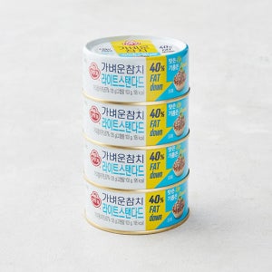 [오뚜기] 가벼운참치 라이트스탠다드 (135GX4)
