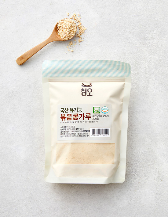 청오 청오 국산 유기농 볶음 콩가루 성분 분석