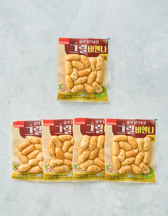굽네 닭가슴살 그릴 비엔나 마늘 제품 이미지