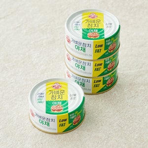 [오뚜기] 가벼운참치 야채 (135GX4)