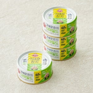 [오뚜기] 가벼운참치 더마일드 (135GX4)