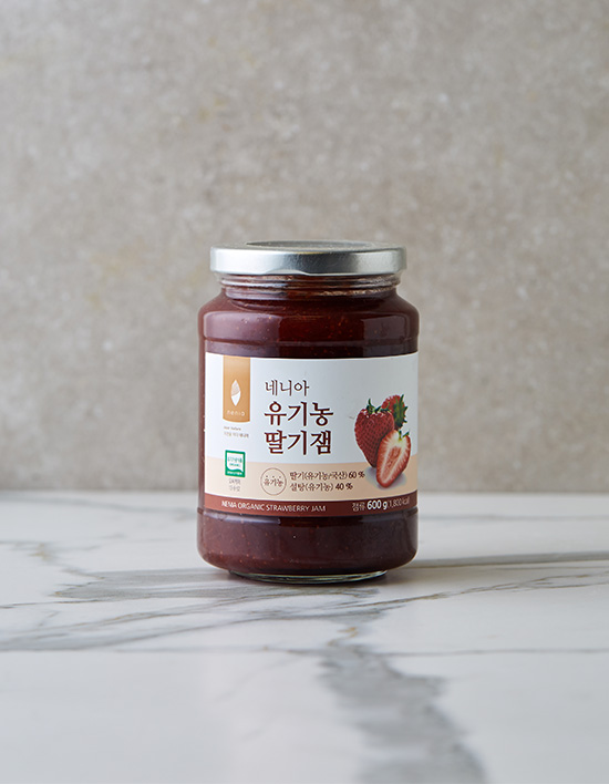 유기농 딸기잼 제품 이미지