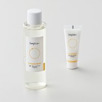 [비플레인] 캐모마일 약산성 토너 200ml+로션 20ml 기획세트