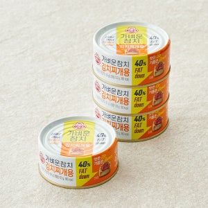 [오뚜기] 가벼운참치 김치찌개용 (135GX4)