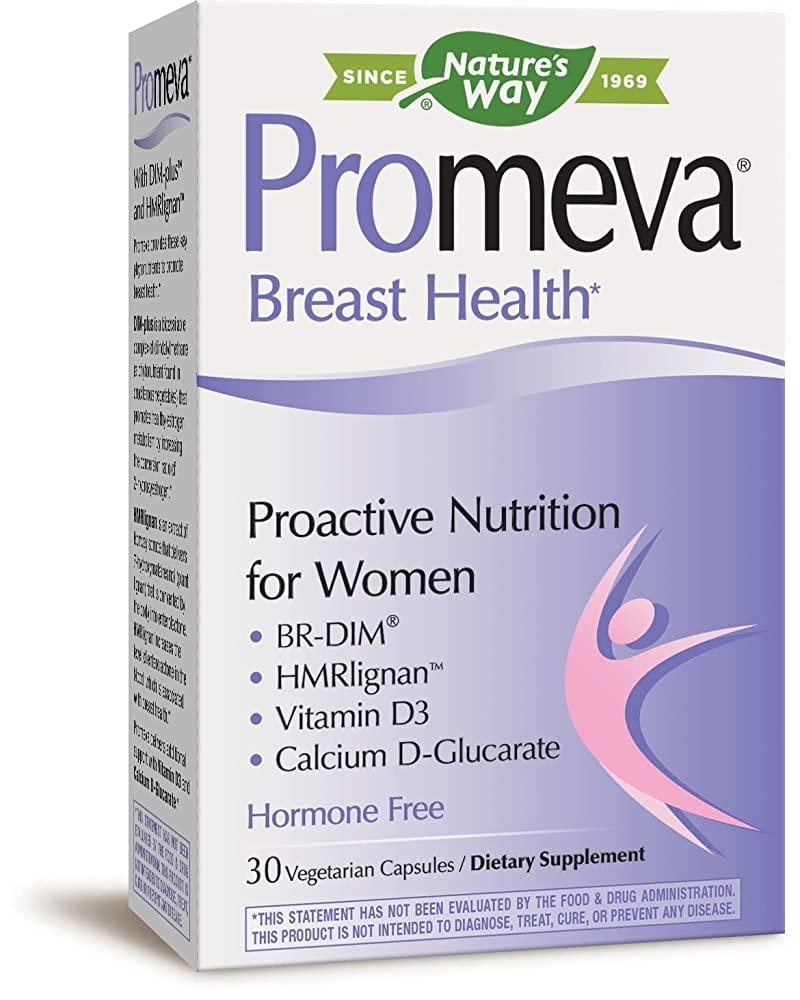 <b>Natures Way</b> Promeva Breast Health Proactive Nutrition <b>여성용 호르몬</b> 프리 30정