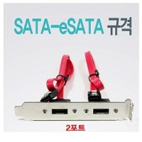 SATA TO e SATA 확장 브라켓 2포트 BLC0 - RIVER