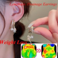 Lymphatic Drainage Earring Lymphatic Magnetotherapy Drop Earrings Magnetherapy Germanium Earrings fo