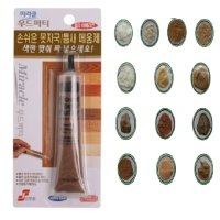 나무 바닥재 목재가구 흠집보수 우드 퍼티 선반흠집 못자국 마루흠집제거제 틈새 DIY