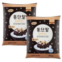 동서식품 동서 리치스 통단팥 파우치 3kg x 2개 팥빙수 빙수용 단팥