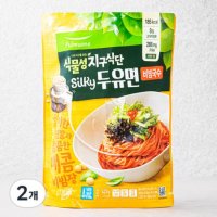 풀무원 식물성 지구식단 실키두유면 비빔국수 2인분 423g 2개 one option