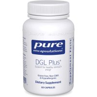 감초 추출물 기능성 소화 장애 소화 불량 체증 복통에 도움 위벽 위장 건강 지원 Pure Encapsulations DGL Plus Deglycyrrhizinated  60정  1