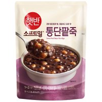 비비고 통단팥죽  420g  3개