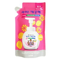 아이깨끗해 핸드워시 거품형 레몬 리필 200ml 손세정 명품 백화점 승무원 휴대용 미니 핸드 크림 어린이집 선생님 10대 20대 여자 친구 생일 선물  1