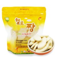 짱죽 유기농 쌀과자 소용량 모음  1봉  유기농쌀떡뻥-하얀떡  16g