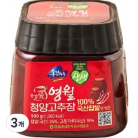 동강마루 영월농협 영월 청양 고추장 500g 3개