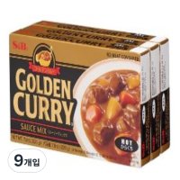 에스앤비 골든카레 매운맛  220g  9개입