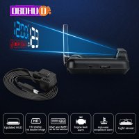 HUD obdhud c500 mirror hud car head up display  주황색