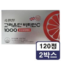 고려은단 속편한 고려은단 비타민C1000 중성 비타민C 120정 2박스