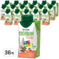 파스퇴르 킨더밀쉬 액상분유 1단계 200ml  36개