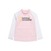 NATIONAL GEOGRAPHIC KIDS BIG-LOGO 물결 레쉬가드