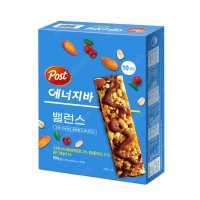 포스트 에너지바 밸런스 500g 10개입 프로틴바 과자 견과류