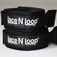 Lace N Loop 스트랩 쌍 레이스업 복싱 글러브 컨버터 로고