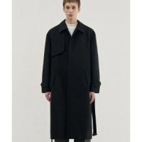 DRAW FIT 울 트렌치 싱글 발마칸 코트 WOOL TRENCH SINGLE BALMACAAN COAT