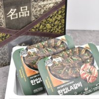 자연식탁 포천갈비 LA갈비 한입갈비 선물세트 1kg x4팩