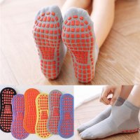 Kids Adults Anti-Slip Socks Parent-Child Trampoline Sock Cotton Socks Elasticity Sports Boys Girls O