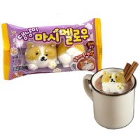 댕냥이 마시멜로우 강아지 모양 30g 담라 스모어 캠핑 글램핑 간식 머쉬멜로 하리보 새콤달콤