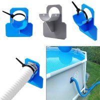 Swimming Pool Pipe Holder Mount Supports Pipes 30-38mm for Intex Bestway Ground Hose with Cab