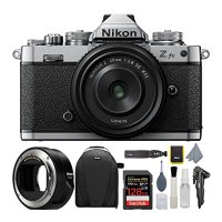 nikon z fc 미러리스 카메라와 28mm 렌즈 및 ftzii 마운트 어댑터 디럭스 번들(5개 품목)