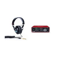 소니 MDR7506 전문가용 대형 다이어프램 헤드폰  Headphones + USB