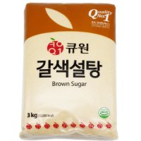 큐원 큐원 갈색설탕 3kg 매실청 레몬청 담금청 과실주