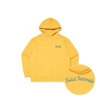 코닥어패럴 KODAK Apparel 에센셜 레터링 고중량 후드티셔츠 MUSTARD 352756