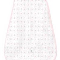 [아마존]SwaddleDesigns 아기용 면 모슬린 슬리핑 2웨이 지퍼 수면 조끼 파스텔 핑크 포지 S 0-6개월