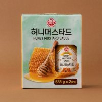 [트레이더스]오뚜기 허니머스타드 535g X 2입